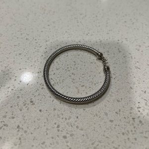 David Yurman Buckle Bracelet with 18K Yellow Gold